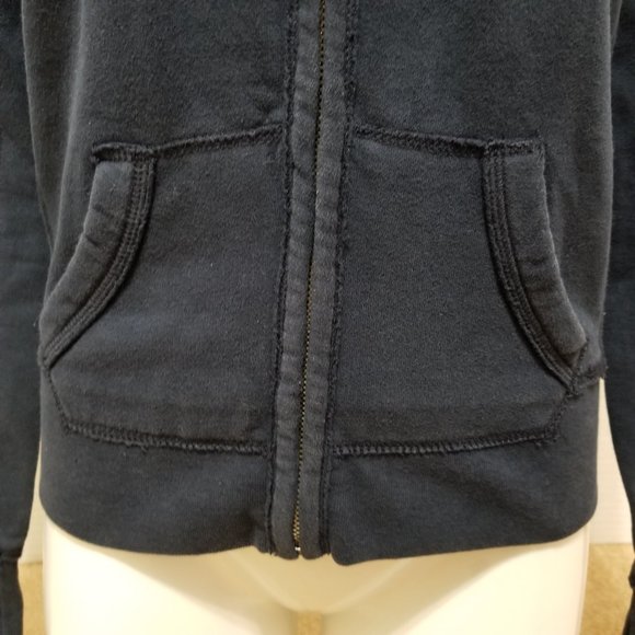 Hollister track jacket Medium So Cal spellout logo patch applique embroidery zip - Picture 7 of 13